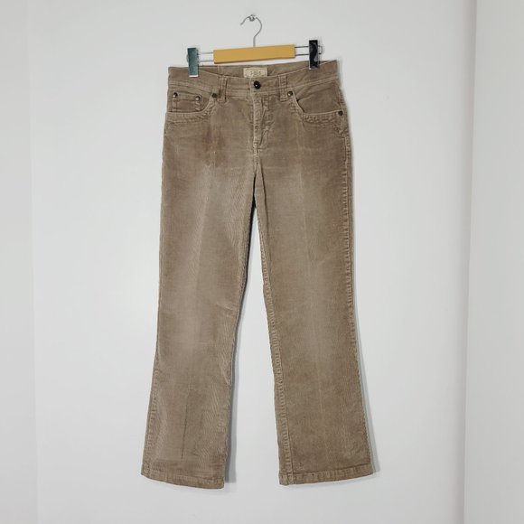 3  for $30 Lois Jeans Corduroy Bootcut Pants Stretch Blend Womens 29 - Picture 1 of 13